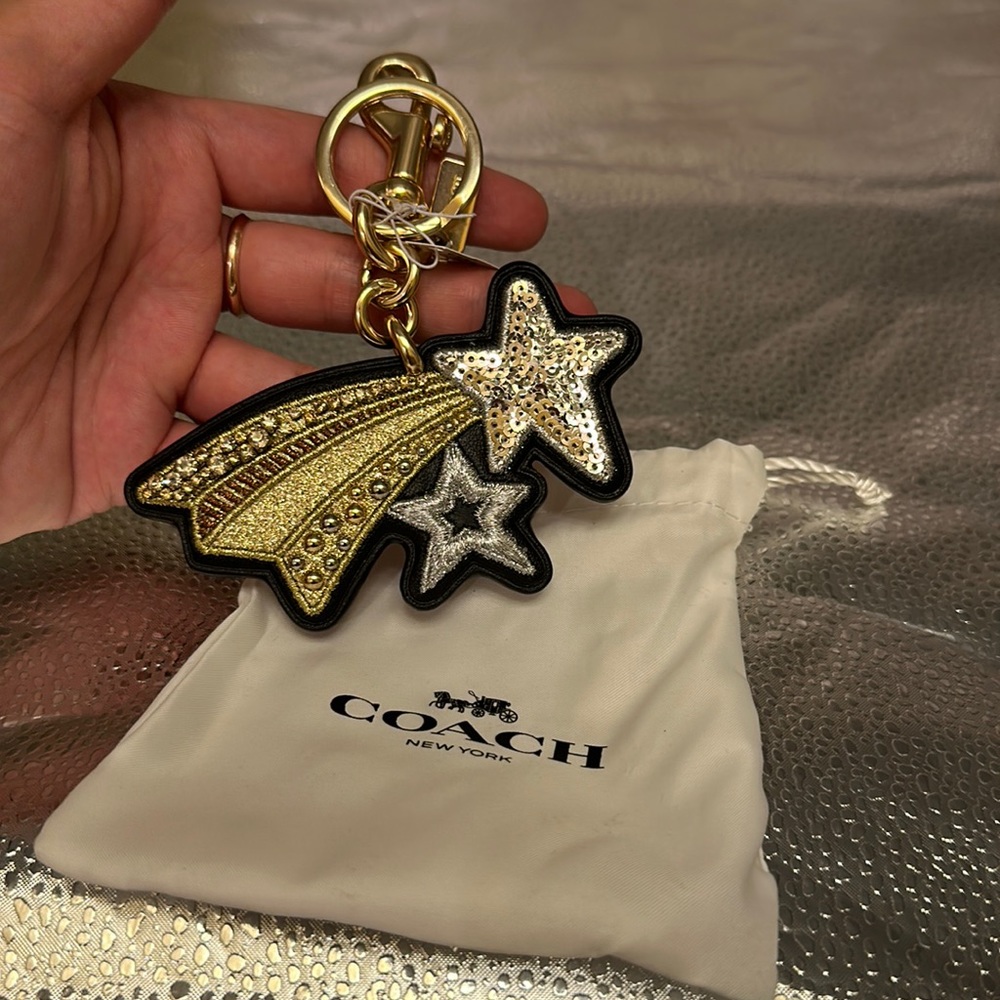 COACH STAR KEY HOLDER